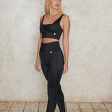Full-length leggings in black