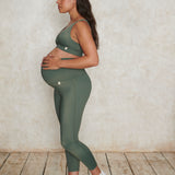 Maternity 7/8 leggings in forest