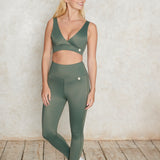 Full-length leggings in forest